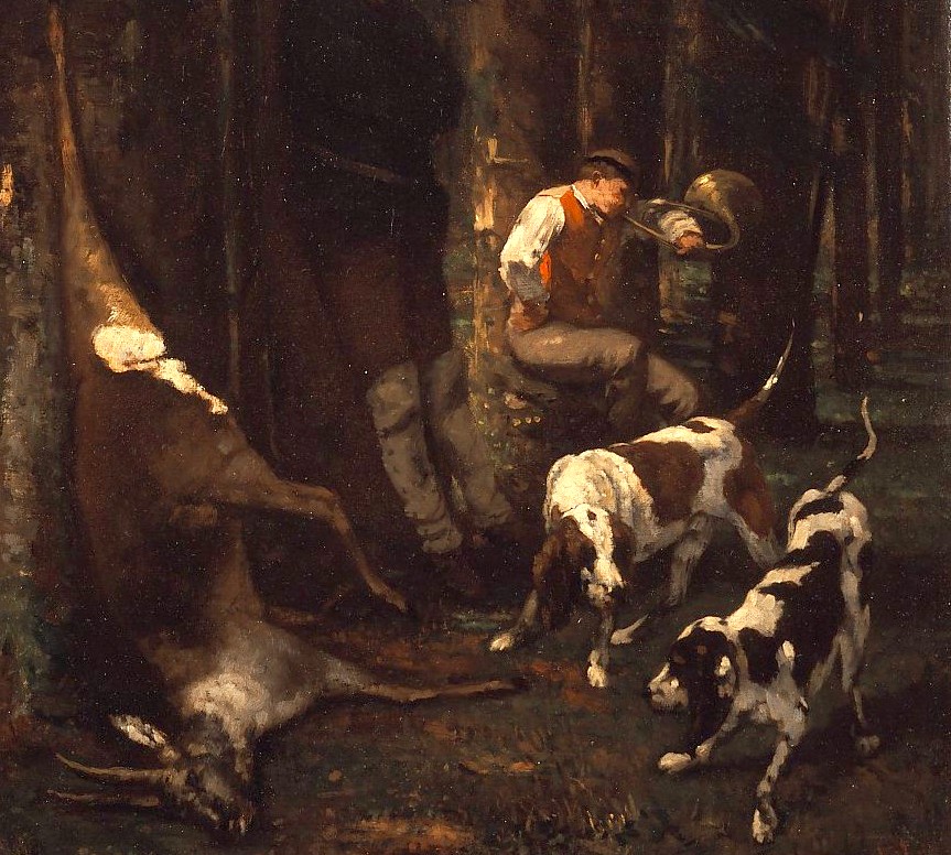ｷﾞｭｽﾀｰｳﾞ・ｸｰﾙﾍﾞ Gustave Courbet 「狩の獲物」