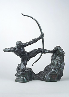 アントワーヌ・ブールデル 「弓をひくヘラクレス（習作）」