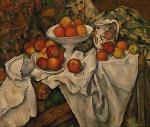 ポール・セザンヌ　「りんごとオレンジ」