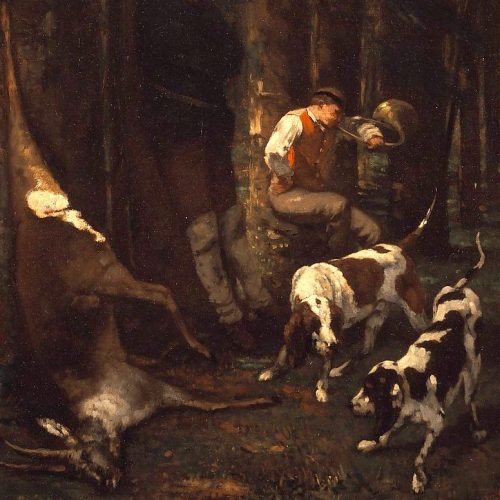 ｷﾞｭｽﾀｰｳﾞ・ｸｰﾙﾍﾞ Gustave Courbet 「狩の獲物」