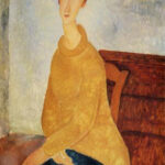 アメディオ・モディリアーニ 「座るジャンヌ・エビュテルヌの肖像」