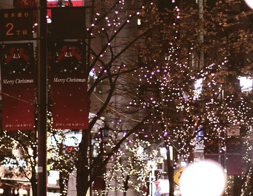 銀座冬景色